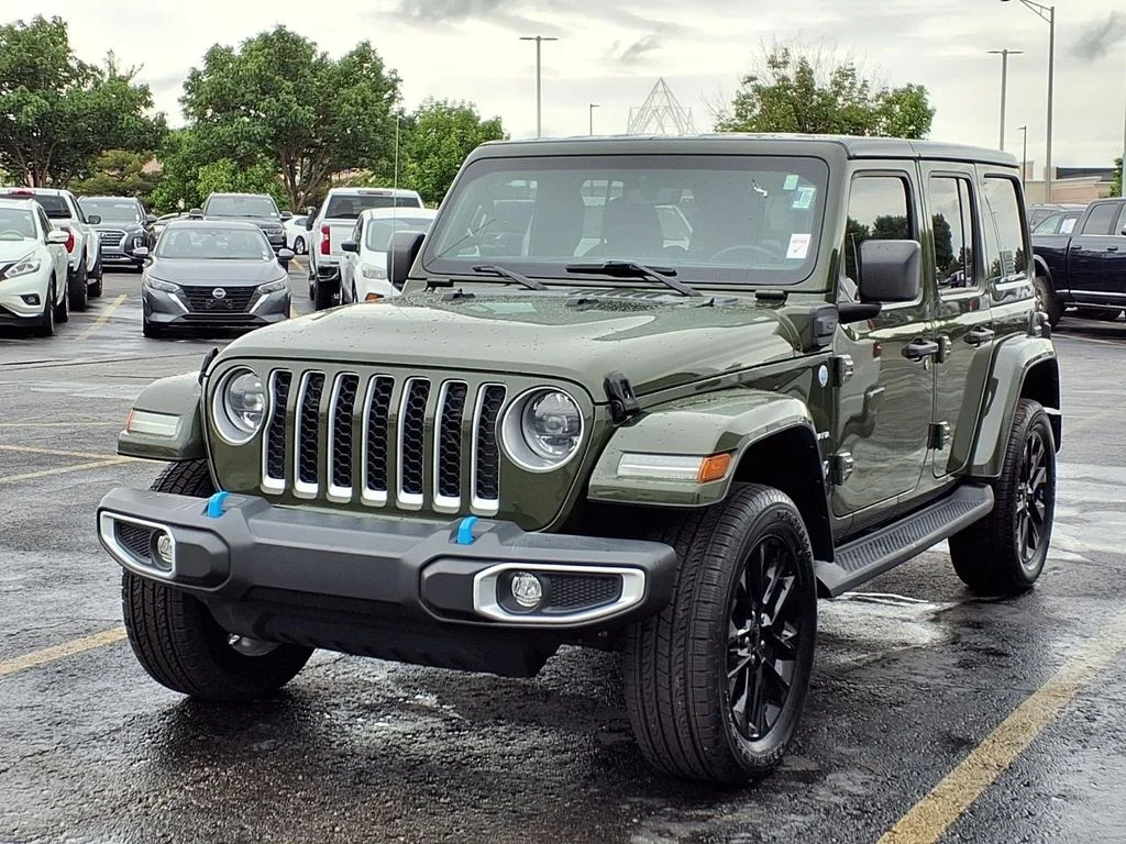 Used 2023 Jeep Wrangler 4xe Sahara 4XE with VIN 1C4JJXP68PW557637 for sale in Kansas City