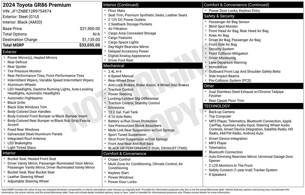 Used 2024 Gray Toyota Premium image 7