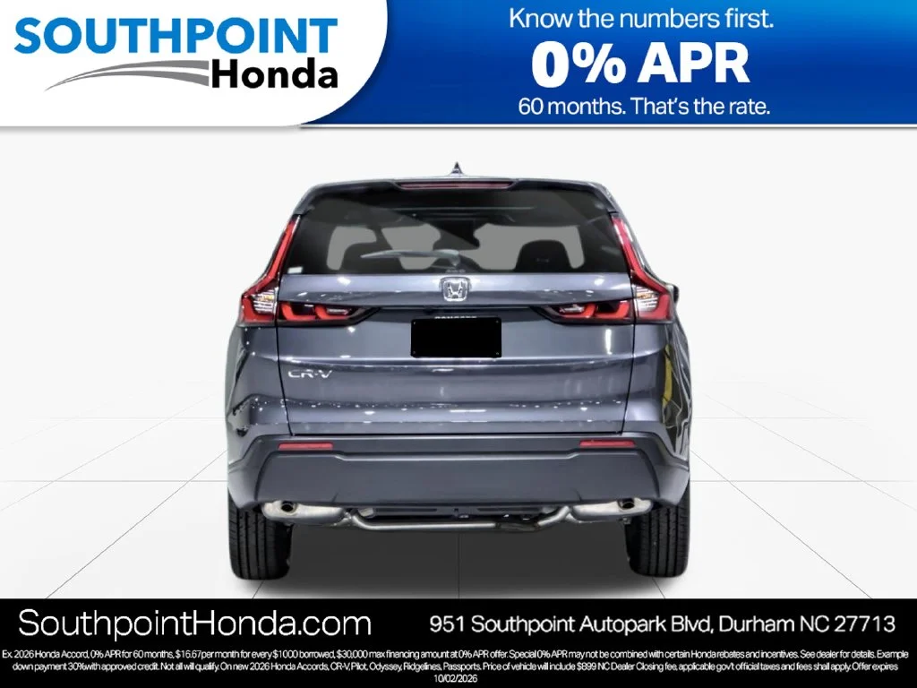 New 2027 Meteorite Gray Metallic Honda EX image 5