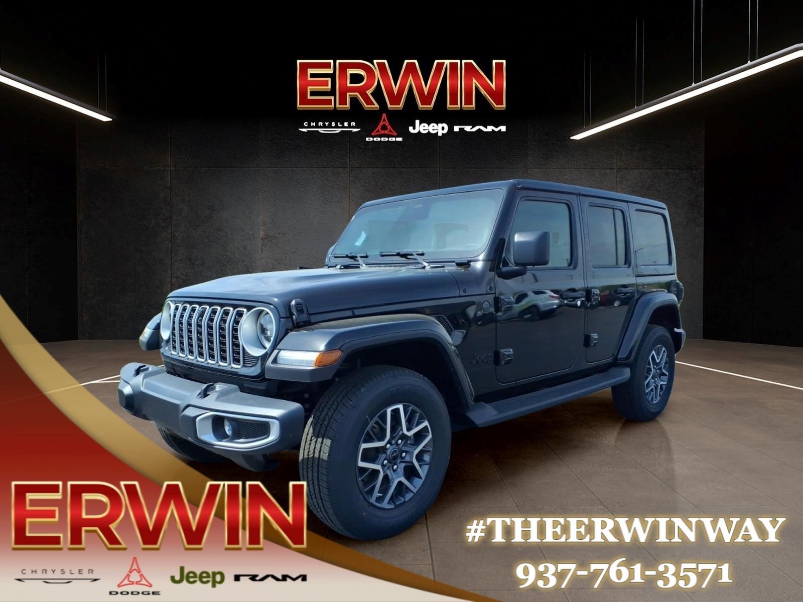 New 2026 Black Clear-Coat Exterior Paint Jeep Sahara image 3