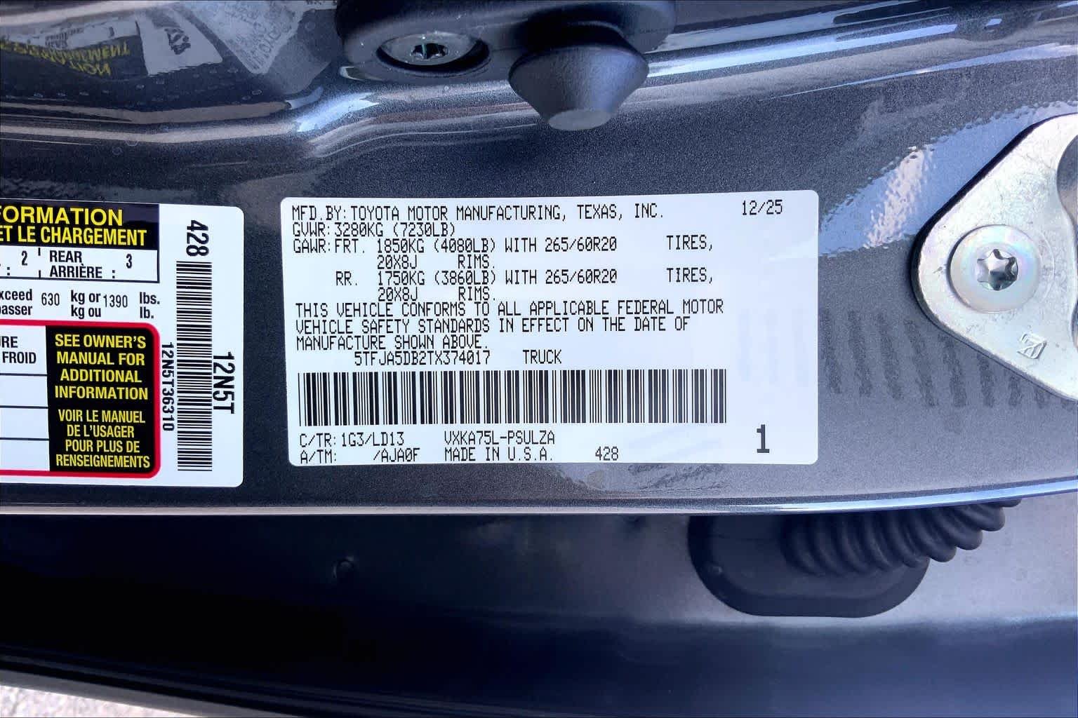Used 2026 Magnetic Gray Metallic Toyota Limited image 36