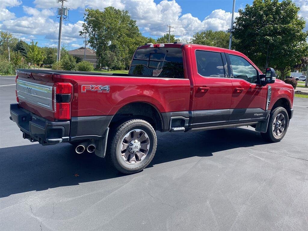 Used 2024 Rapid Red Metallic Tinted Clearcoat Ford King Ranch image 11