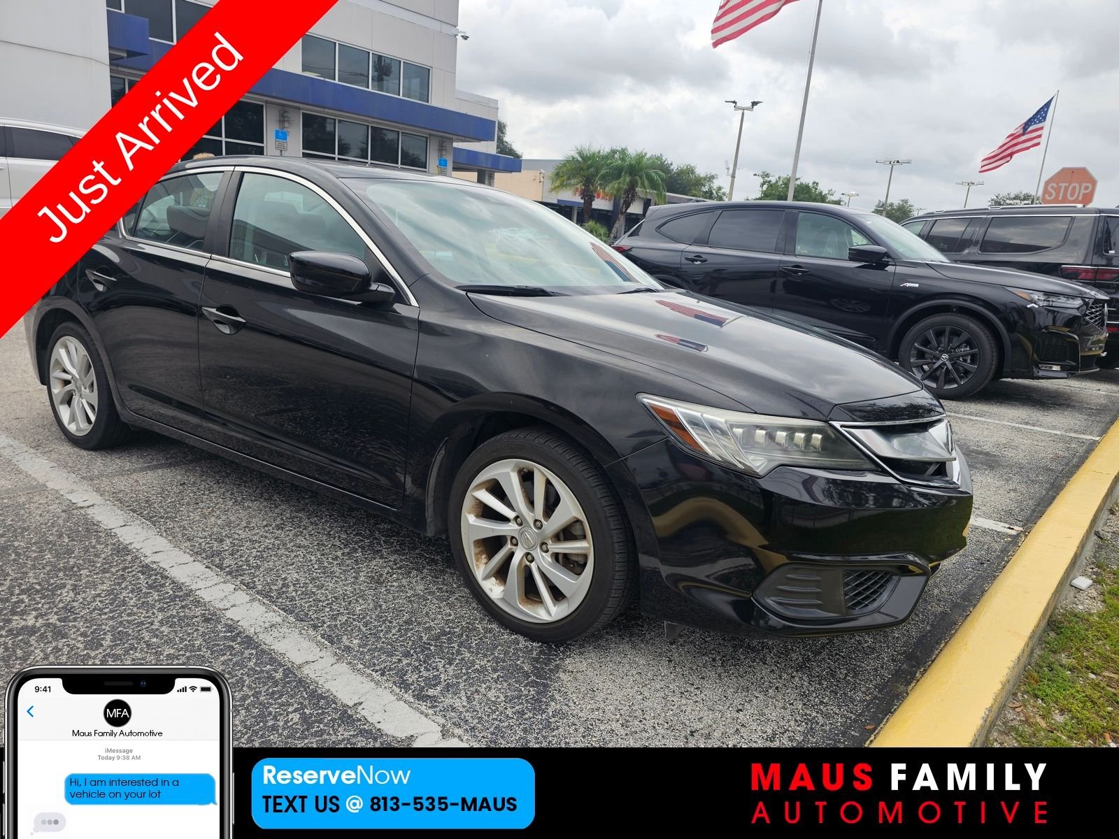 Used 2018 Black Acura Technology Plus image 1
