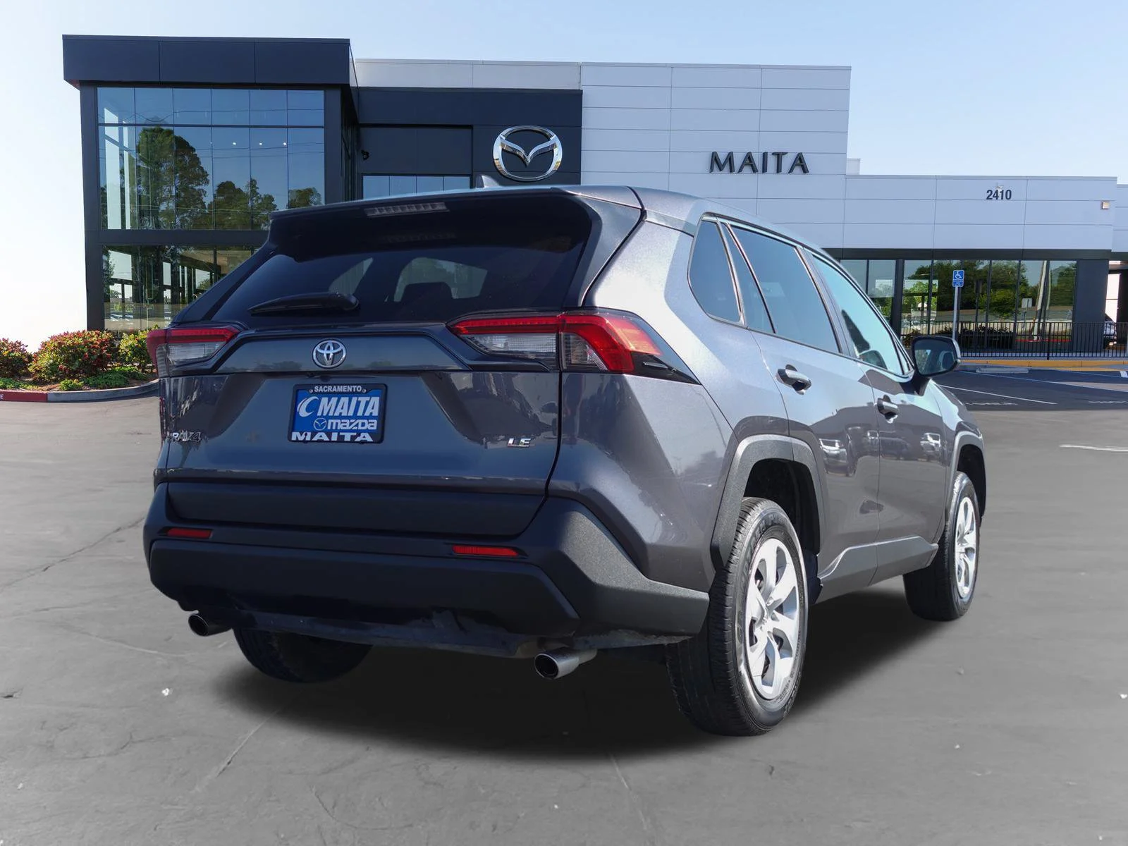 Used 2025 Magnetic Gray Metallic Toyota LE image 3