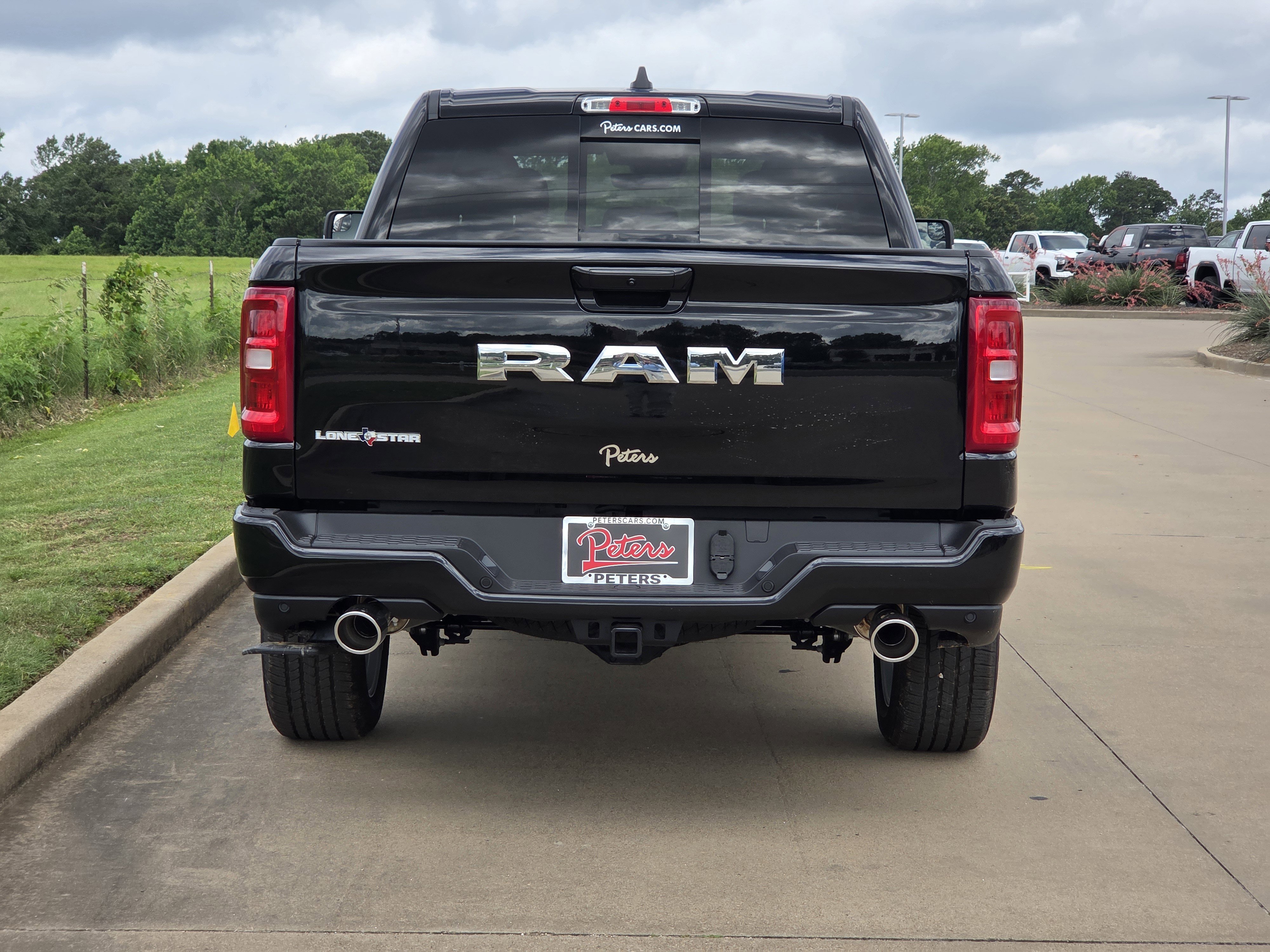 New 2026 Diamond Black Crystal Pearlcoat Ram Lone Star image 4
