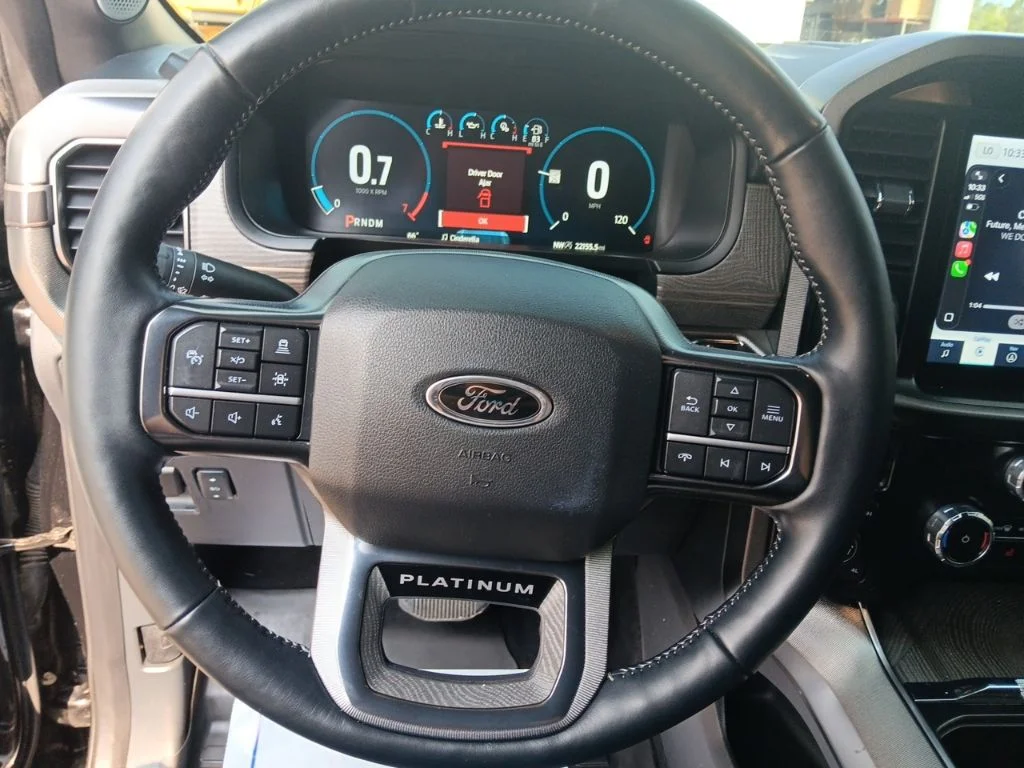 Used 2023 Black Metallic Ford Platinum image 16