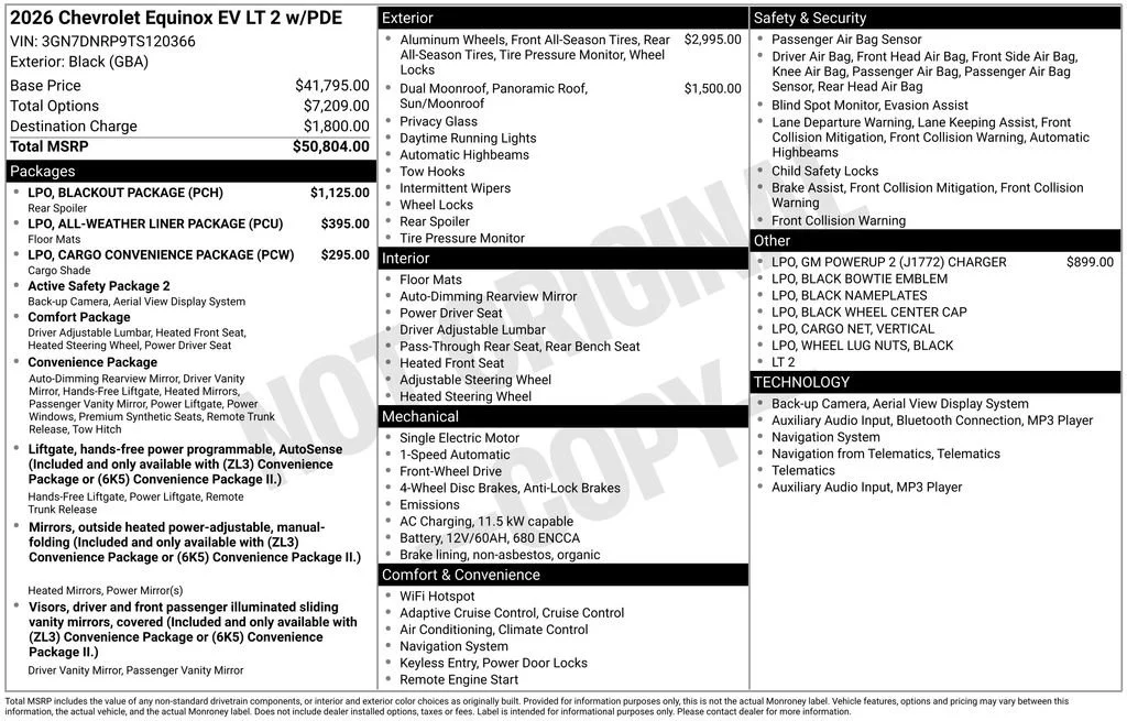 2026 Chevrolet Equinox EV 2LT - Photo 8