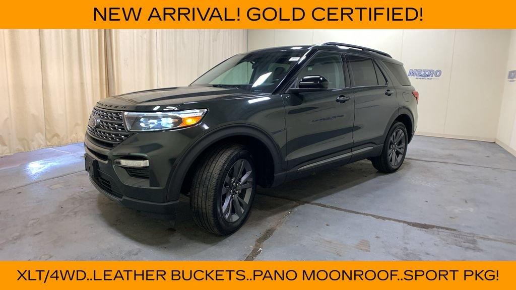 Certified Used 2023 Green Metallic Ford XLT image 7