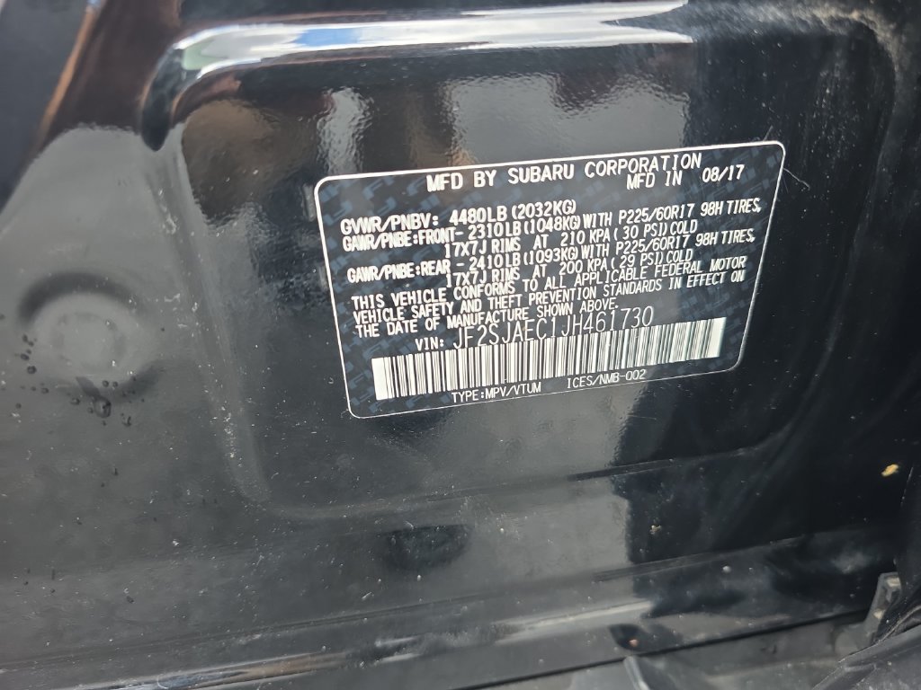 Used 2018 Crystal Black Silica Subaru 2.5i Premium image 26