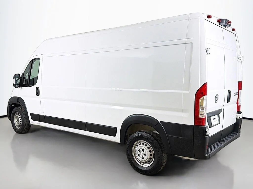 Used 2025 Bright White Clearcoat Ram High Roof image 4