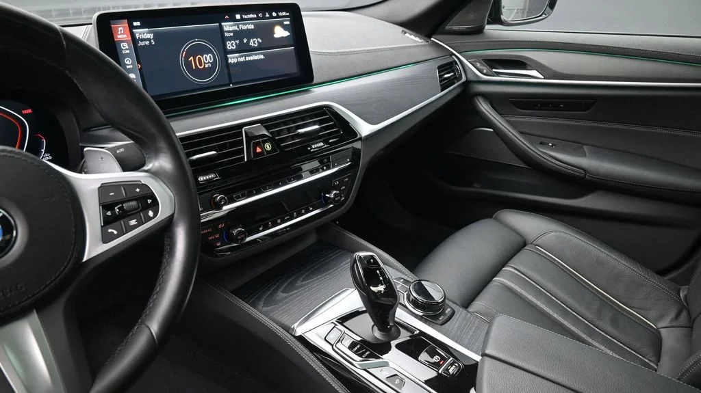 Certified Used 2023 Black Sapphire Metallic BMW M550i xDrive image 8