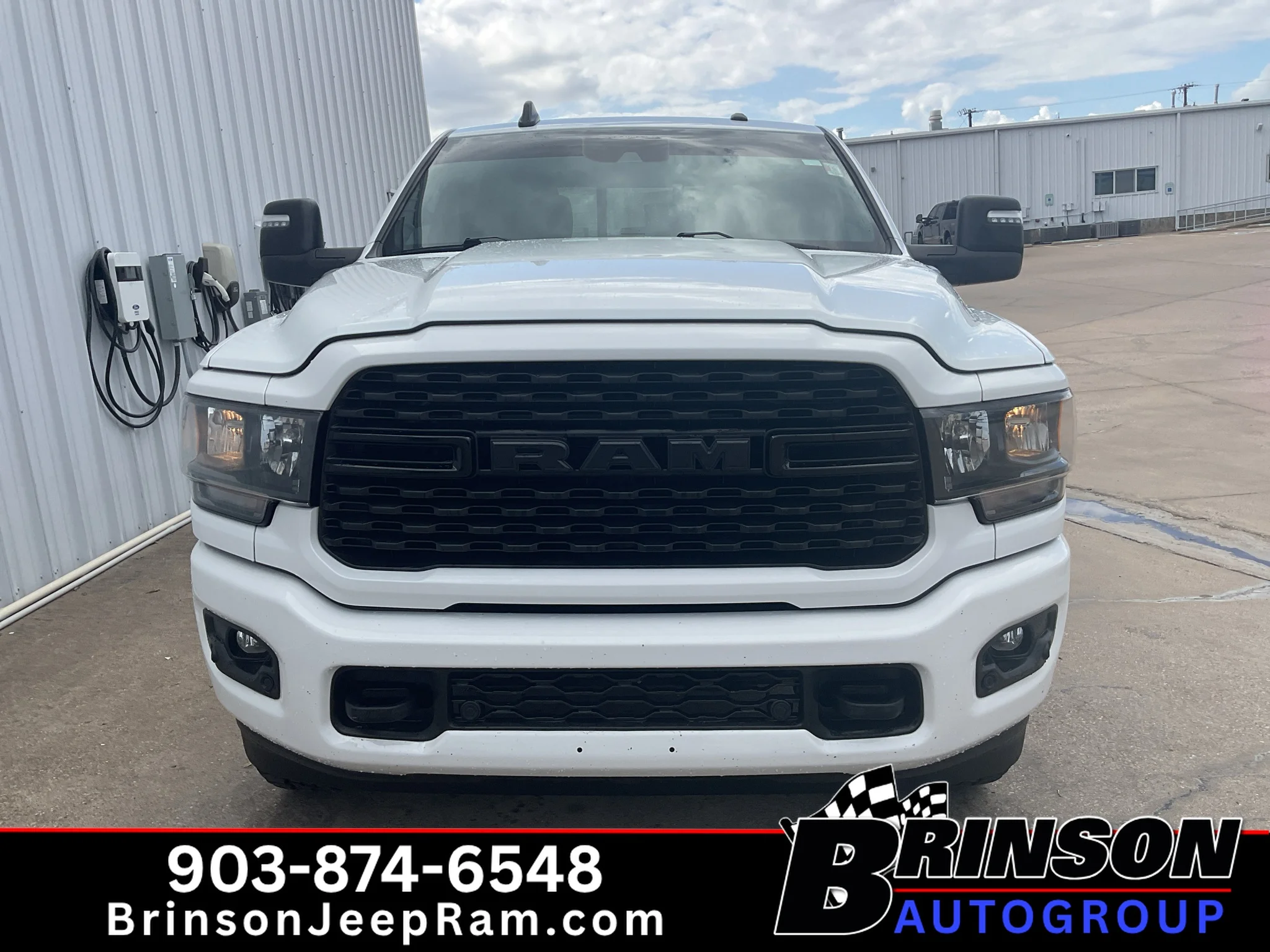 Used 2024 Bright White Clearcoat Ram Big Horn image 2