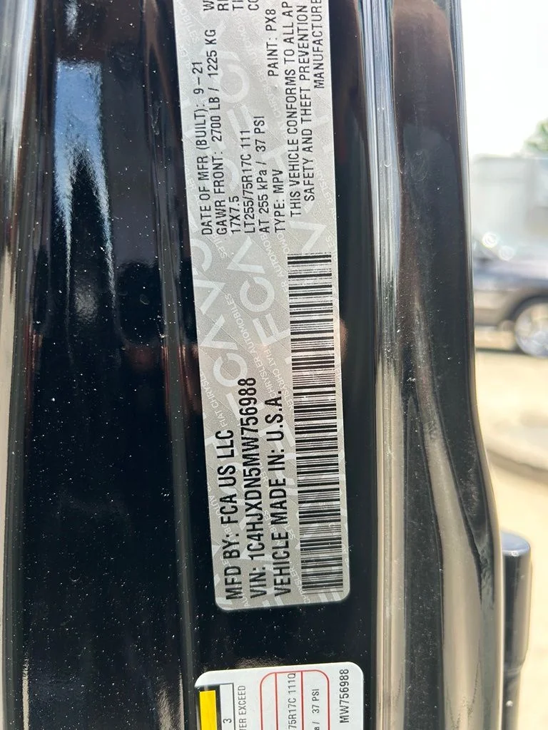 Used 2021 Black Jeep Unlimited Willys image 11