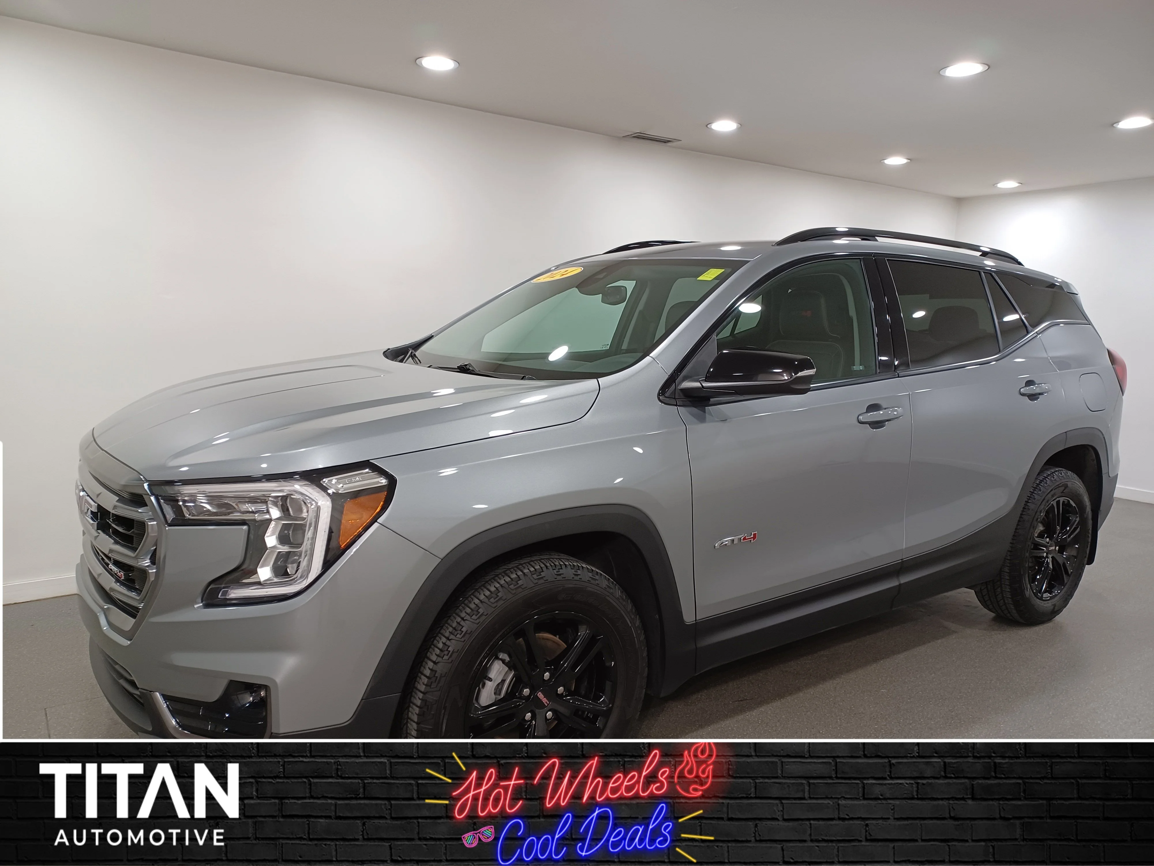 Certified Used 2024 Gray GMC AT4 AWD *Adaptive Cruise | Remote Start | Htd Wheel & Leather | Blind Spot Detection | Park Assist image 1