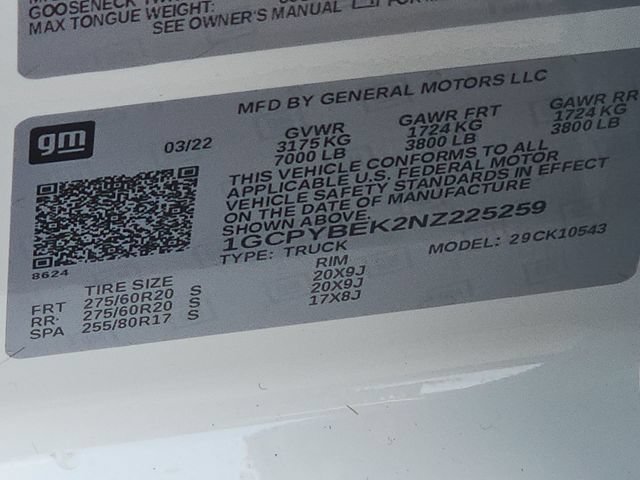 Used 2022 Summit White Chevrolet Custom image 37