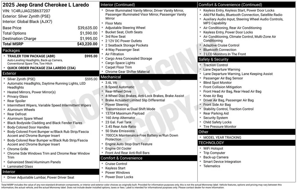 Certified Used 2025 Silver Jeep Laredo image 2