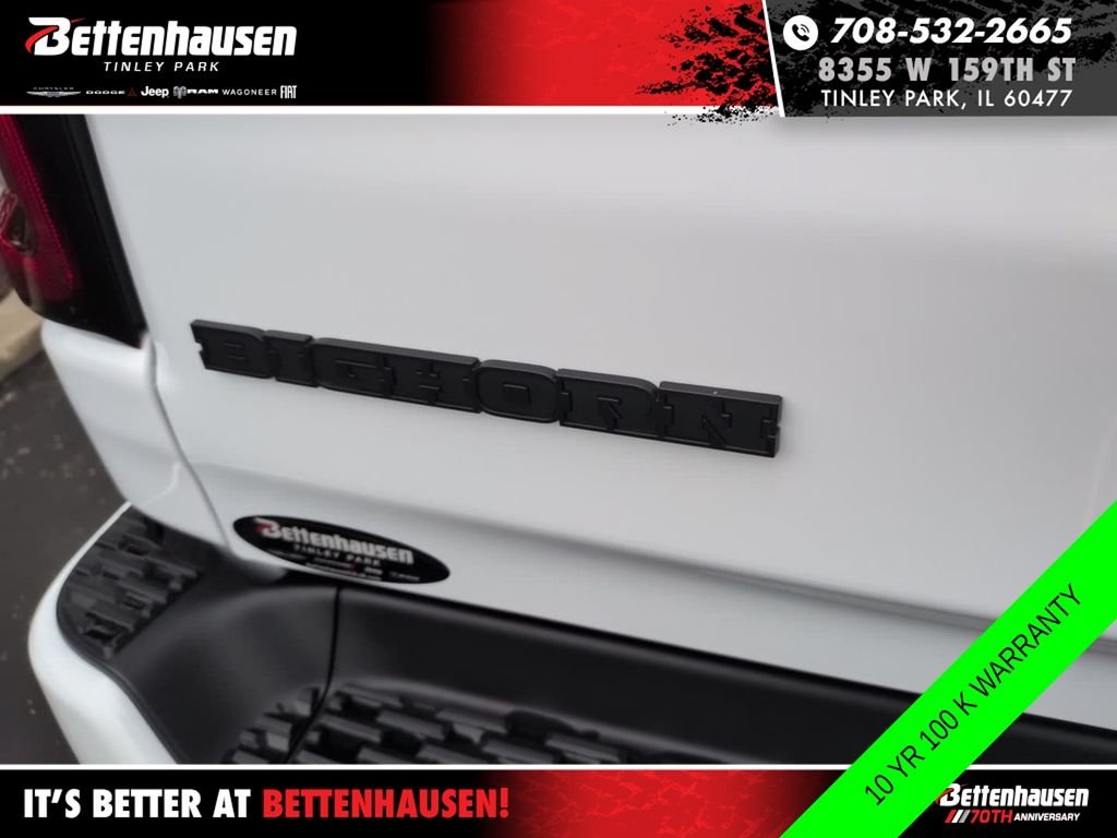 New 2026 Bright White Clear-Coat Exterior Paint RAM Big Horn image 8