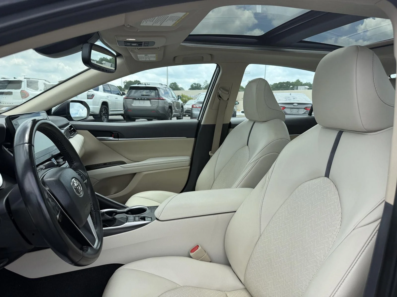 Used 2023 Midnight Black Metallic Toyota XLE image 12