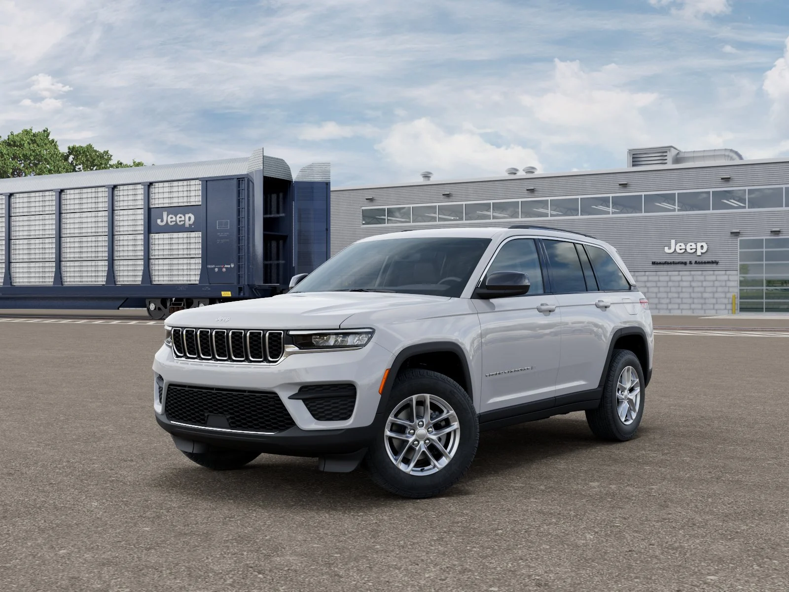 New 2026 Bright White Clear-Coat Exterior Paint Jeep Laredo X image 27