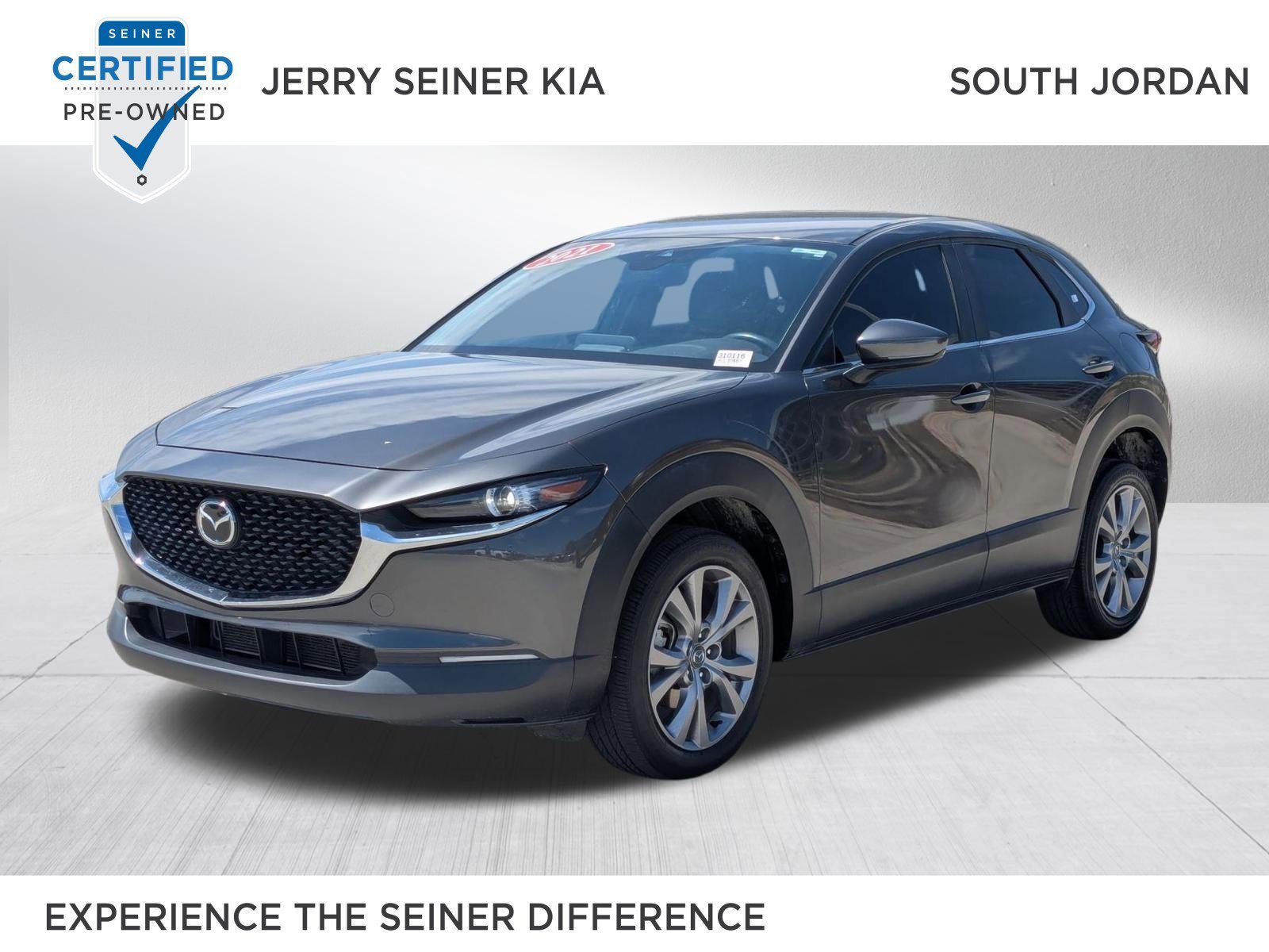 Certified Used 2021 Machine Gray Metallic Mazda Select image 1