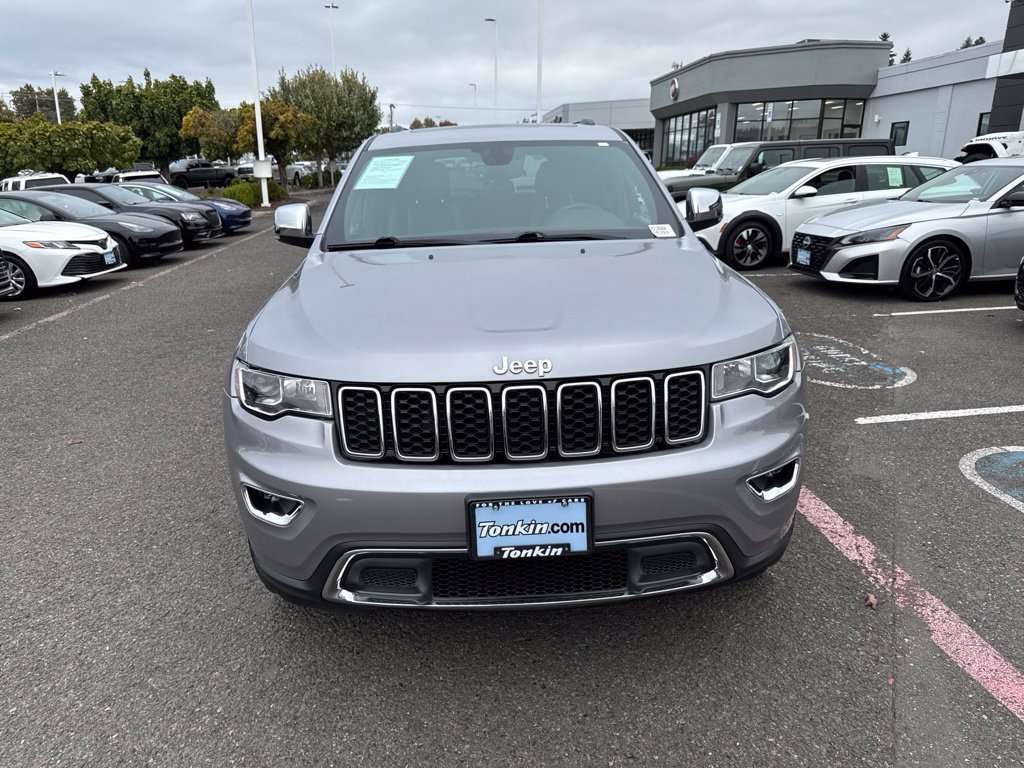 Used 2021 Billet Silver Metallic Clearcoat Jeep Limited image 2