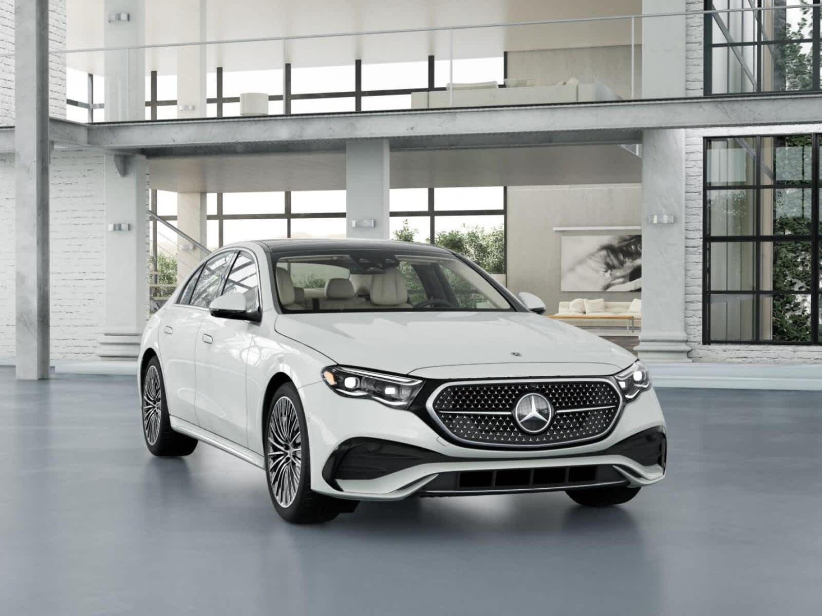 New 2026 MANUFAKTUR Moonlight White Metallic Mercedes-Benz E 350 image 9