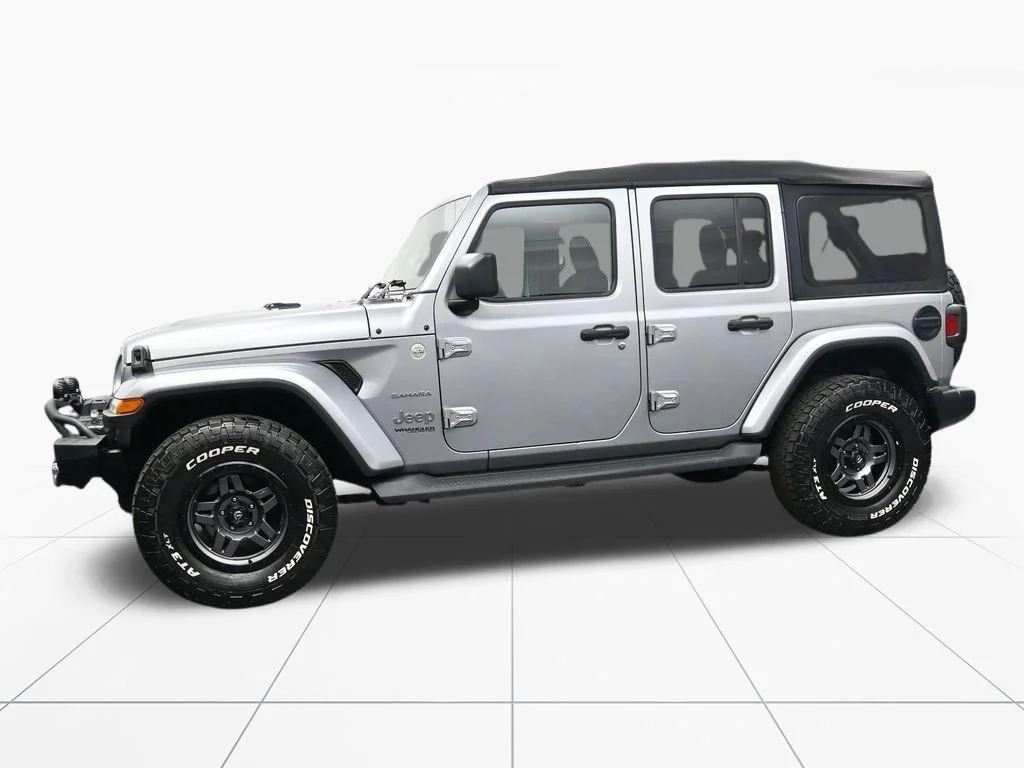 Used 2020 Billet Silver Metallic Jeep Unlimited Sahara image 8