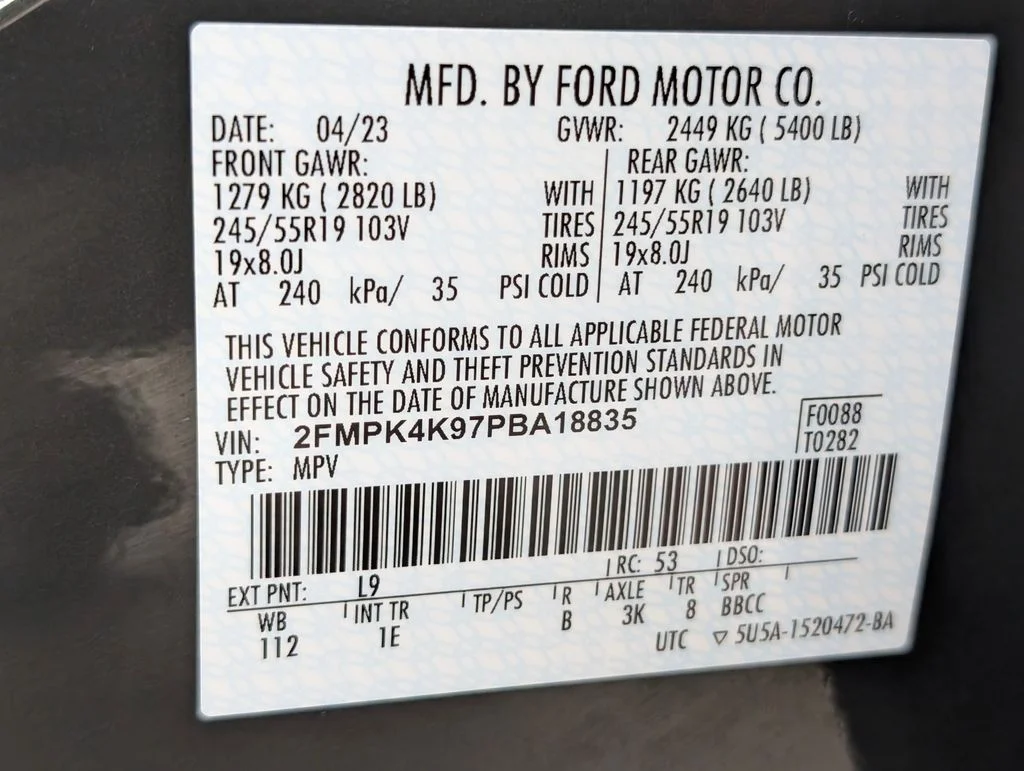 Certified Used 2023 Forged Green Metallic Ford Titanium image 25