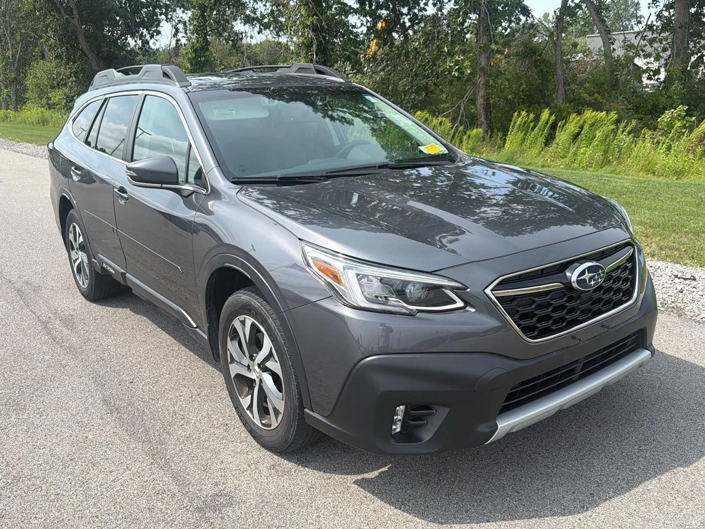Used 2021 Magnetite Gray Metallic Subaru Limited image 2
