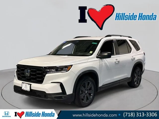 Certified Used 2023 Platinum White Pearl Honda AWD SPORT image 1