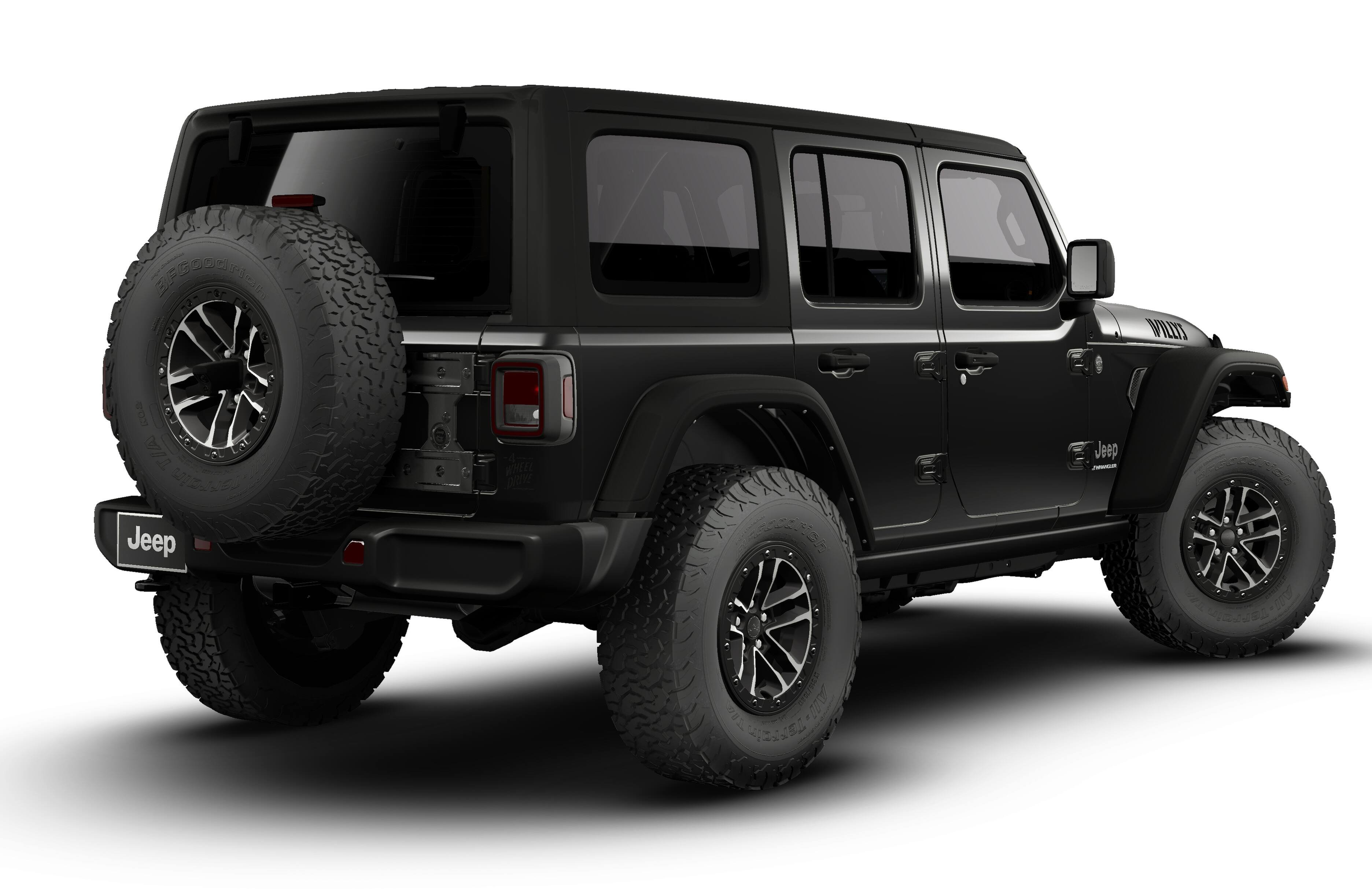 New 2026 Black Clear-Coat Exterior Paint Jeep Willys image 14