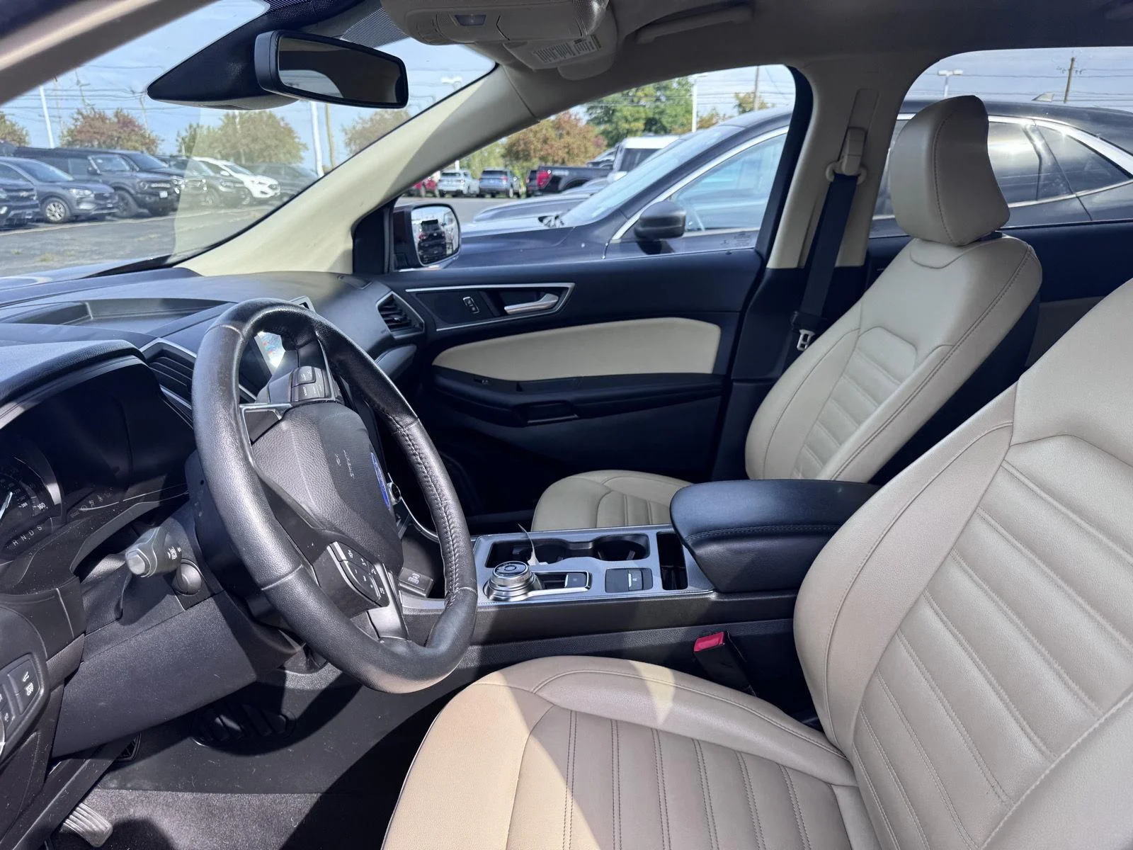 Used 2022 Burgundy Velvet Metallic Tinted Clearcoat Ford SEL image 10