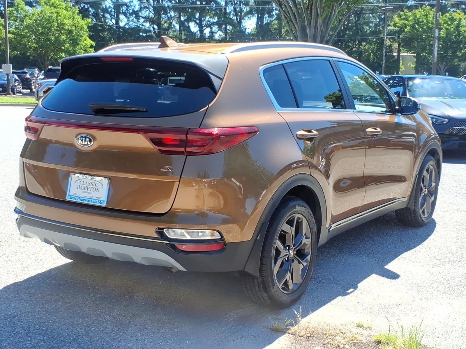 Used 2020 Burnished Copper Kia S image 8