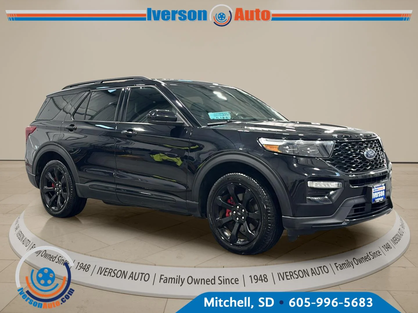 Used 2022 Agate Black Ford ST image 1