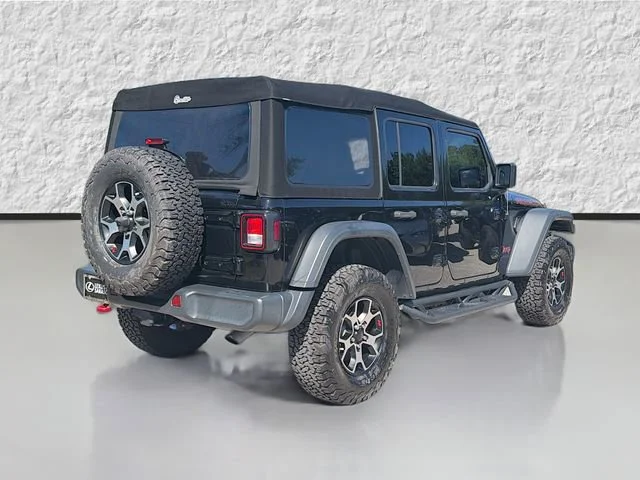 Used 2021 Black Clearcoat Jeep Unlimited Rubicon image 3