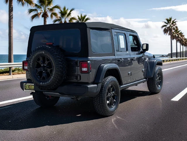 Used 2021 Gray Jeep Unlimited Willys image 5