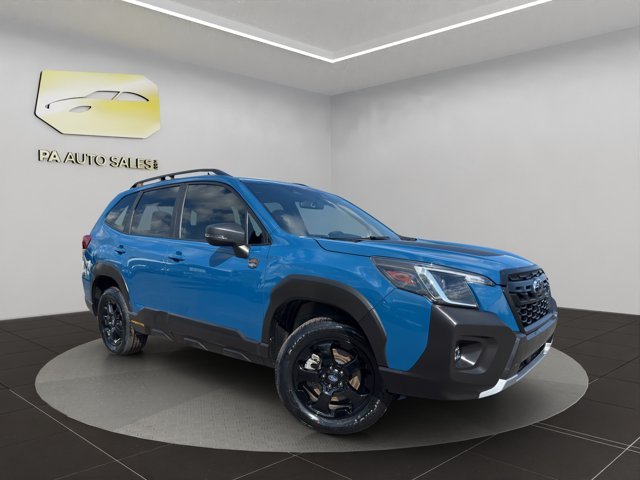Used 2022 Geyser Blue Subaru Wilderness image 1