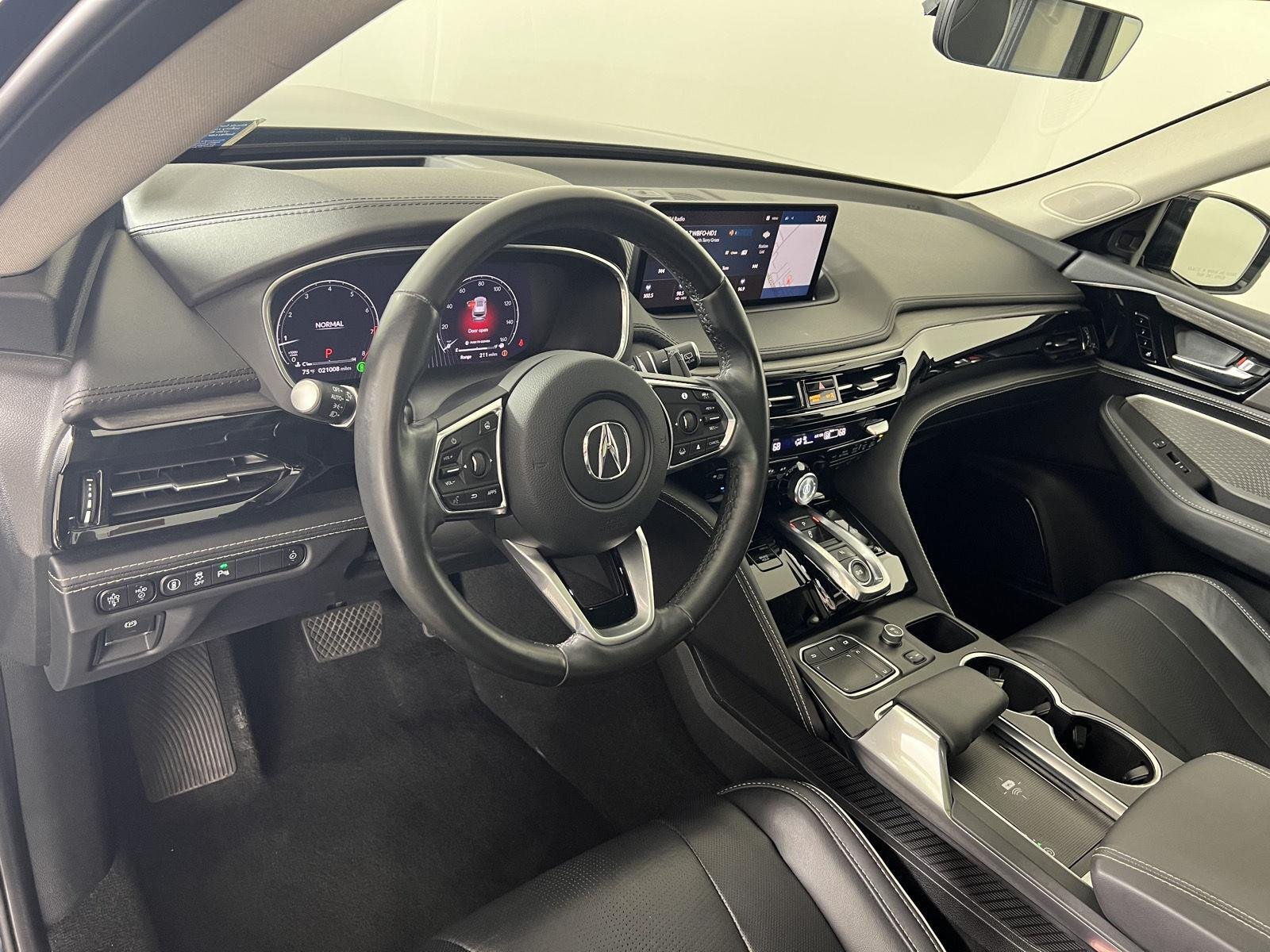 Used 2024 Majestic Black Pearl Acura SH-AWD w/Advance image 4