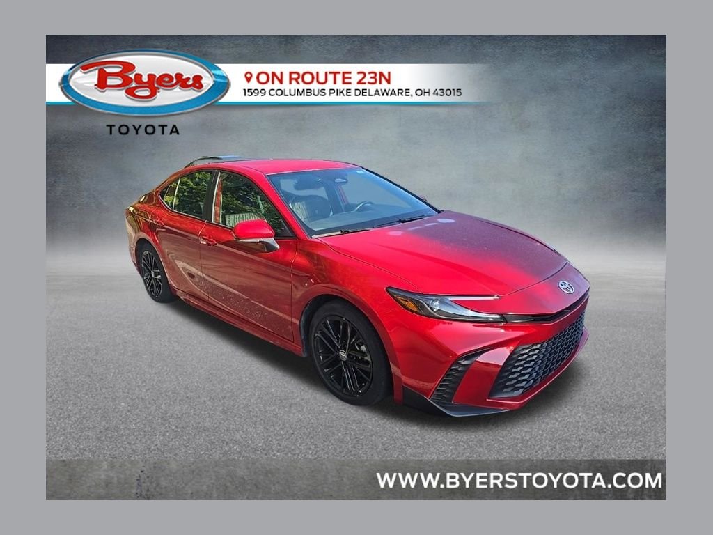 Used 2025 Red Toyota SE image 1