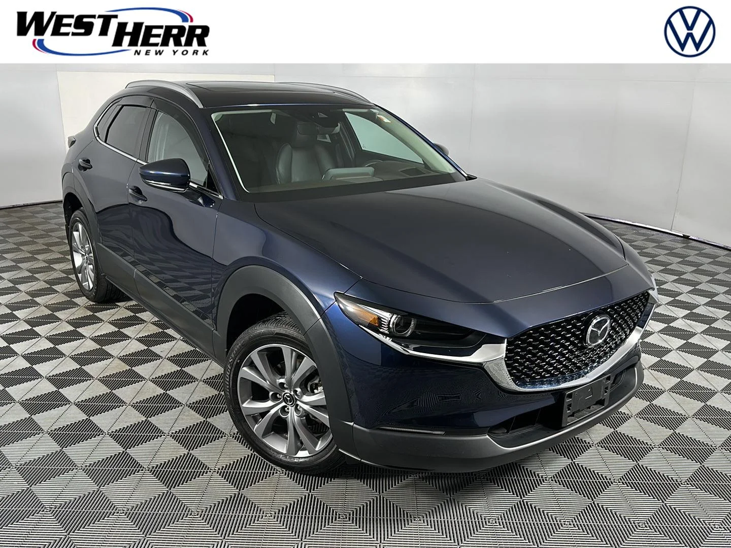 Used 2022 Deep Crystal Blue Mica Mazda 2.5 S Premium Package image 1