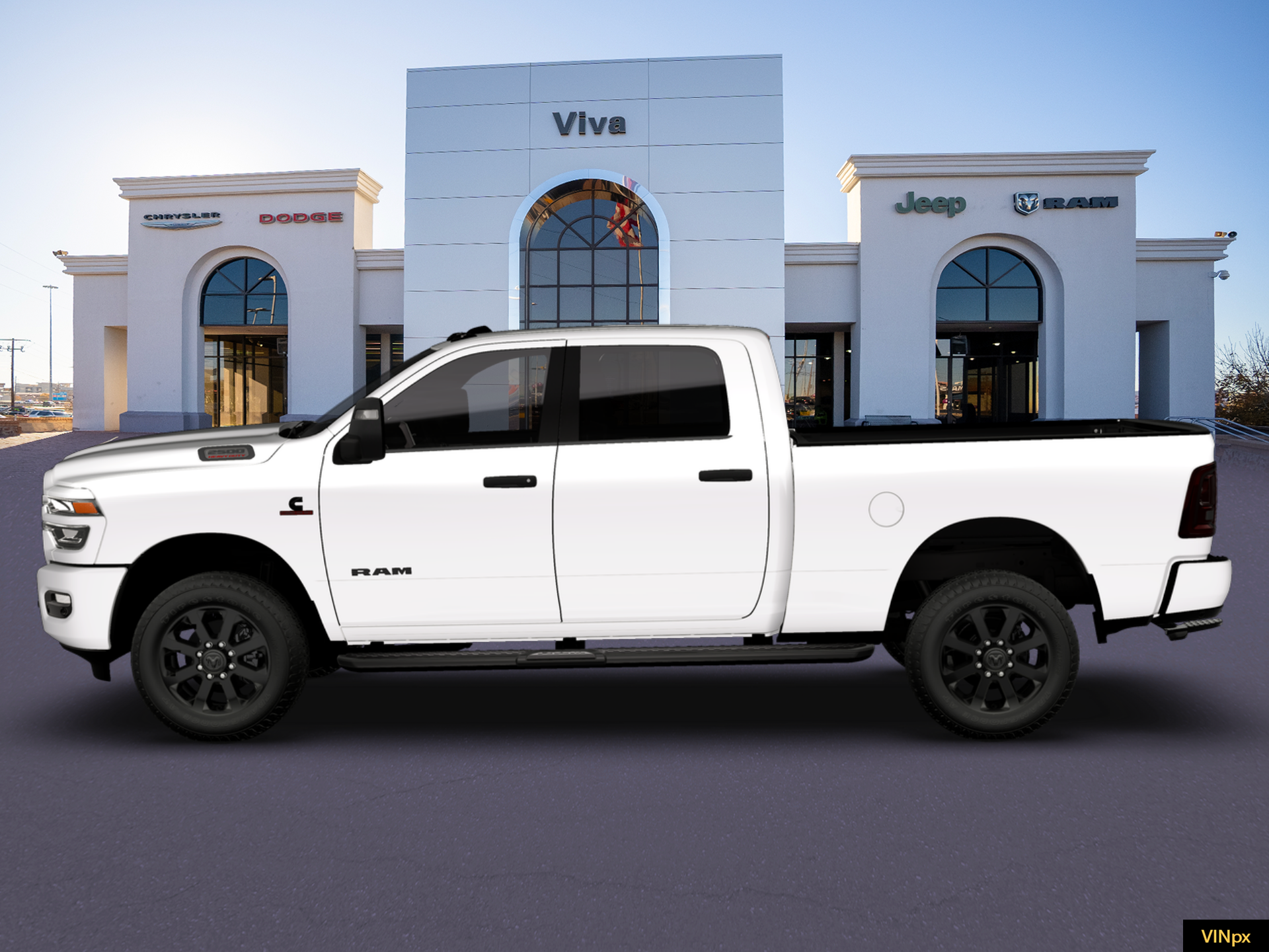 New 2026 Bright White Clear-Coat Exterior Paint RAM Big Horn image 15