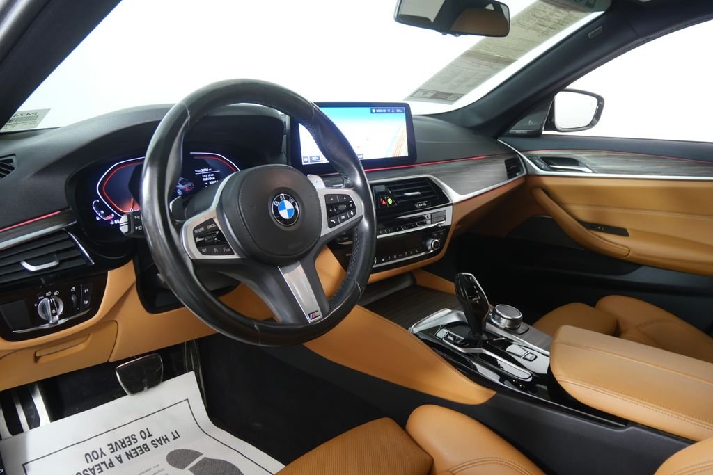 Certified Used 2023 Carbon Black Metallic BMW 540i image 14