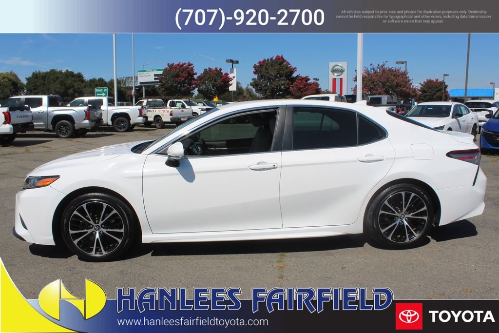 Certified Used 2019 White Toyota SE image 2
