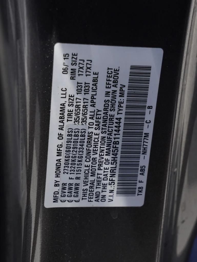 Used 2015 Gray Honda EX image 31