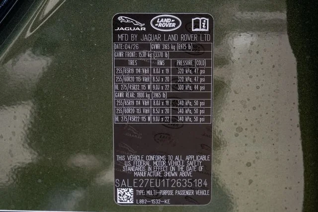 New 2026 Woolstone Green Land Rover X-Dynamic SE image 74