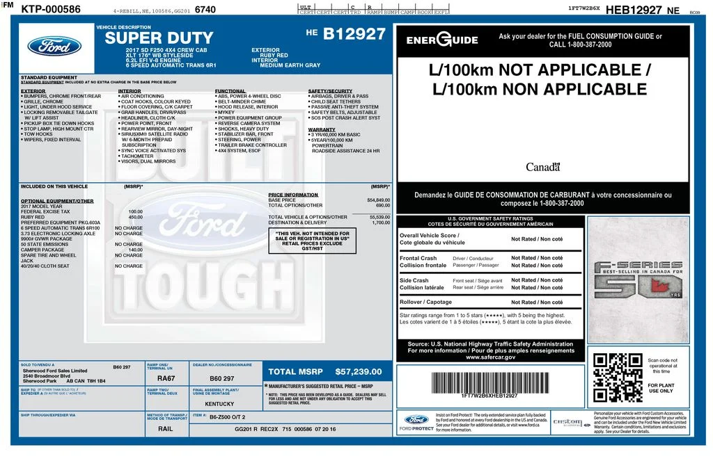 Used 2017 Ford F-250 Super Duty XLT with VIN 1FT7W2B6XHEB12927 for sale in Elk River, Minnesota