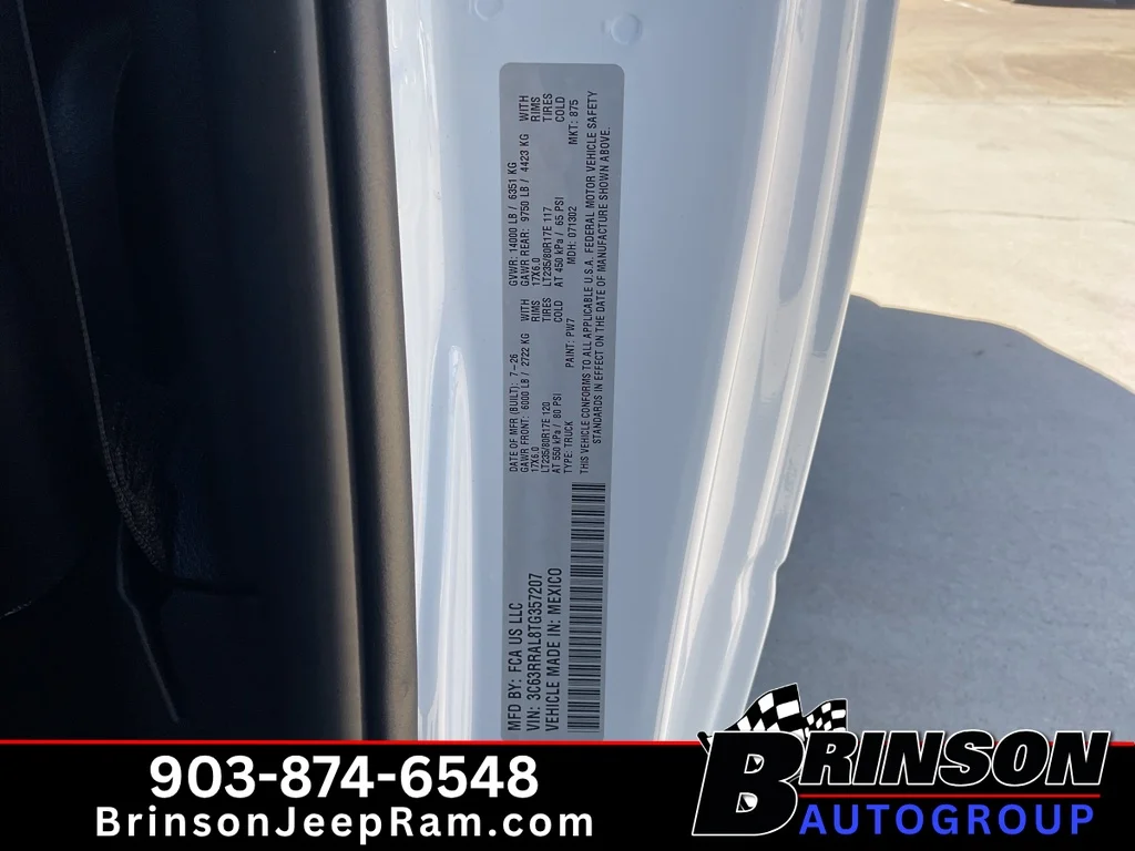 New 2026 Bright White Clearcoat Ram Tradesman image 15