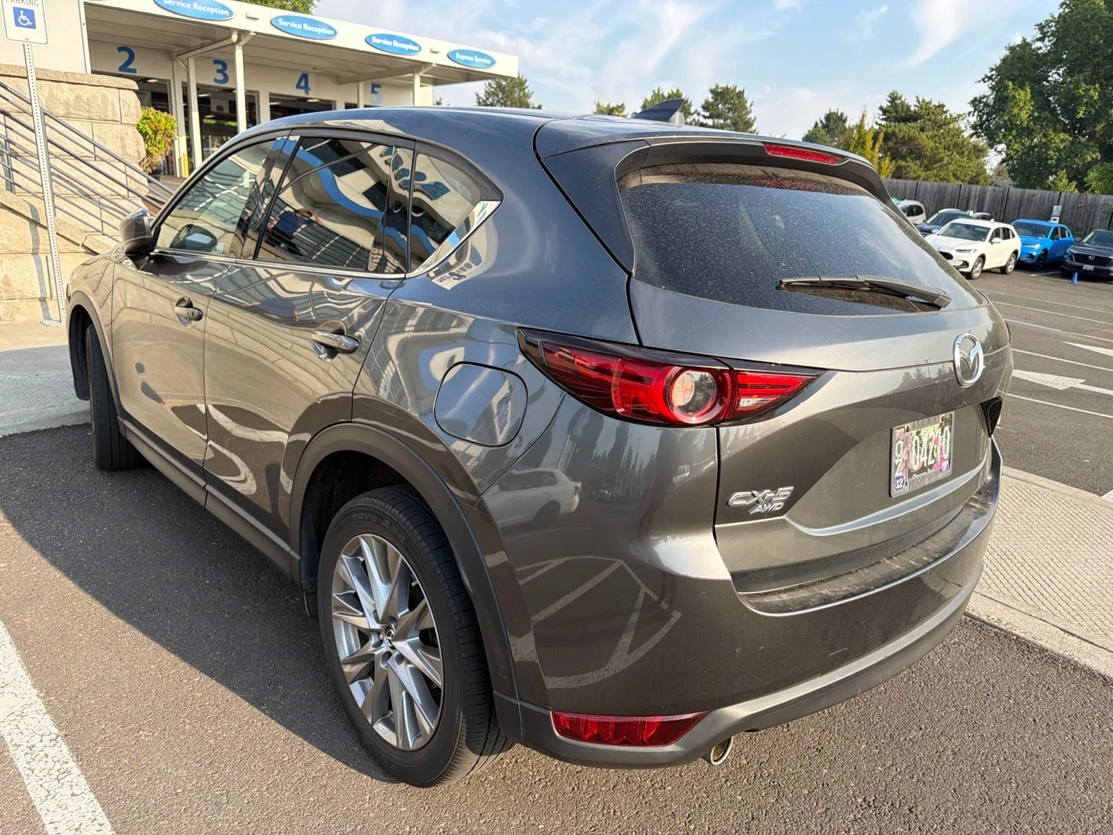 Used 2019 Machine Gray Metallic Mazda Grand Touring image 6