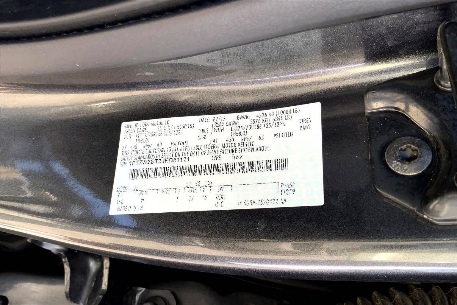 Used 2018 Magnetic Metallic Ford XLT image 33