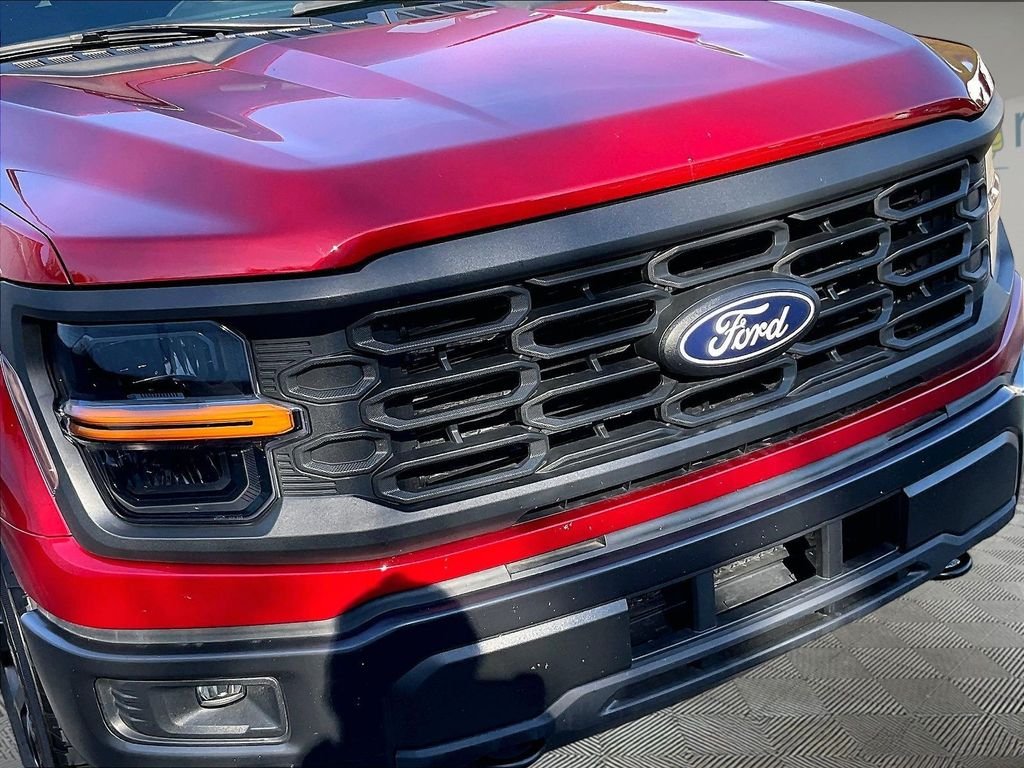 Used 2024 Rapid Red Metallic Tinted Clearcoat Ford STX SuperCrew image 30